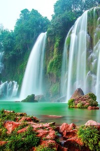 Cascada en Hanói, Vietnam