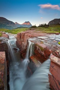 Triple Falls, Parque Nacional Glacier, Montana