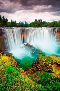 Salto del Laja, río Laja, Chile
