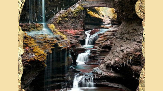 Watkins-Glen-waterfall-New-York-USA Watkins-Glen-waterfall-New-York-USA